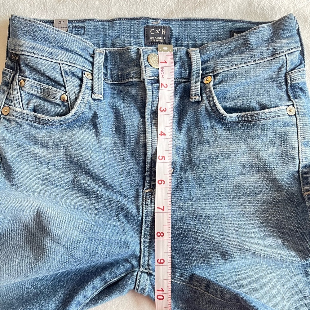 Citizens Of Humanity Rocket Crop High Rise Skinny Jeans Sz 24 Minimalist Classic - Picture 10 of 14